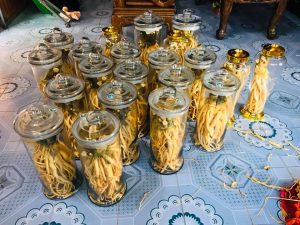 Bình đinh lăng ngâm rượu